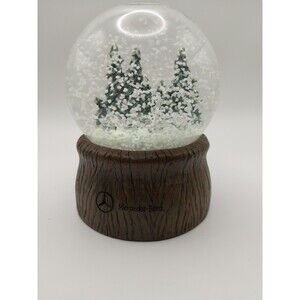 Mercedes Benz Snow Globe Snow and Forest Scene EC